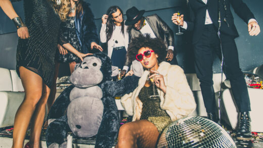 Impreza w stylu retro